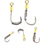 Iseni Swivel Hooks, Sizes 3–16, 5 or 10 Pack – product photo