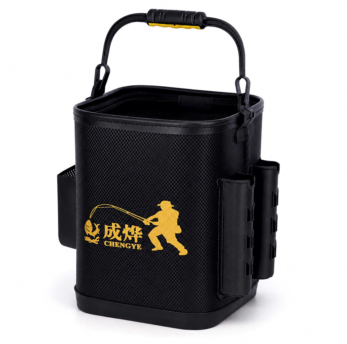 EVA Fishing Bucket with Rope, Live Fish & Water Bucket – product photo
