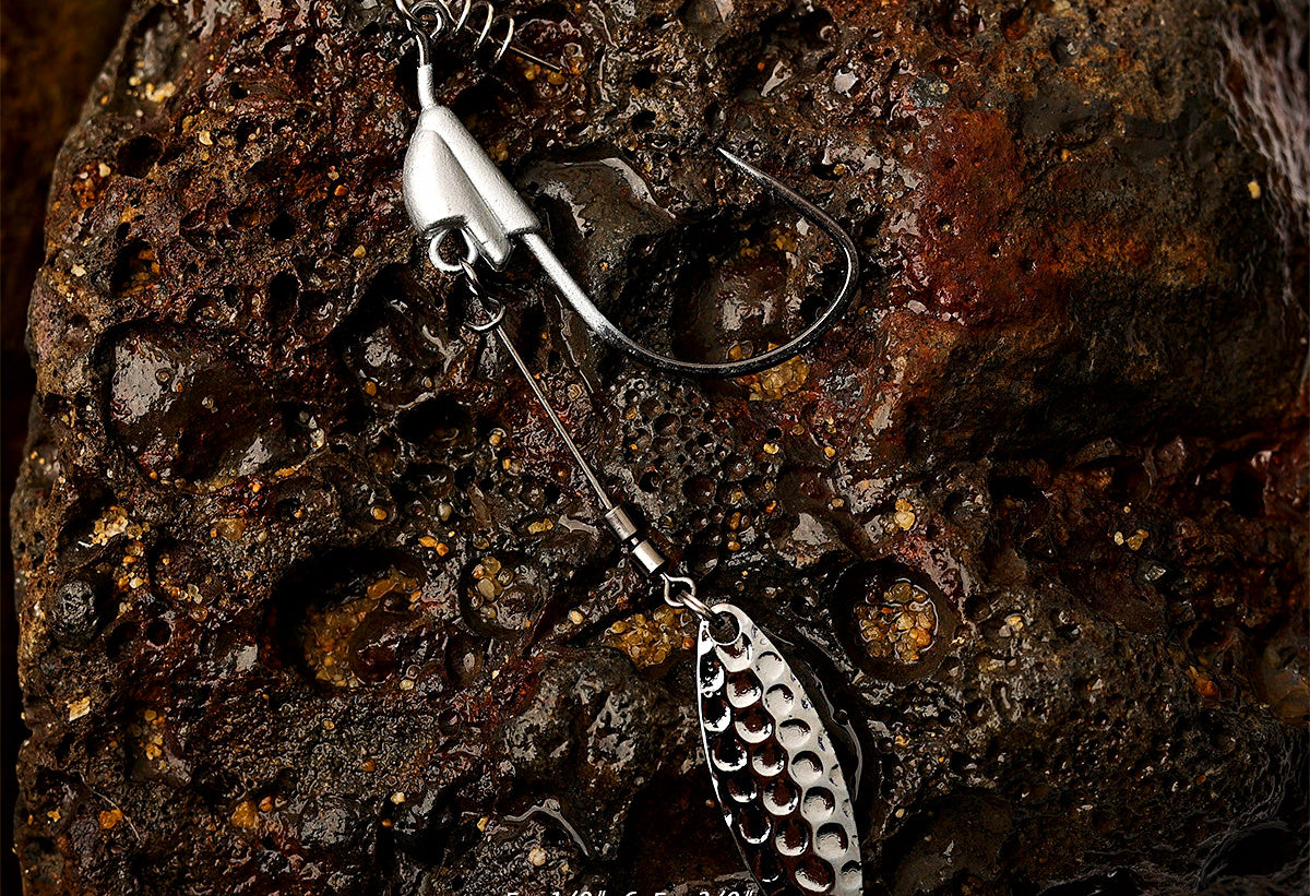 Spinner Blade Weighted Swimbait Hook, 5–8.5 g (0.18–0.30 oz) – product photo