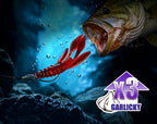 Sinking Shrimp Soft Bait, 3.3 in & 4.1 in, Texas Rig Craw – product photo