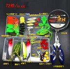 Assorted Fishing Lure Kit, Soft & Hard Baits, 11–370 Pc – product photo