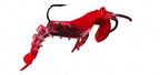 Jointed Soft Shrimp Lure, Glow and Clear Colors – product photo