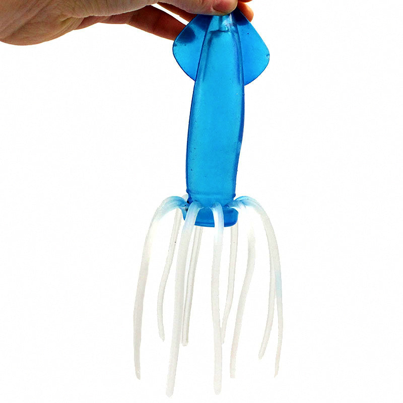 Blue Squid Soft Bait, 23 cm (9 in), 45 g (1.6 oz) – product photo