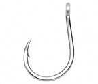 Saltwater Barbed Single Hooks with Ring Eye, Sizes 1/0–11/0 – product photo