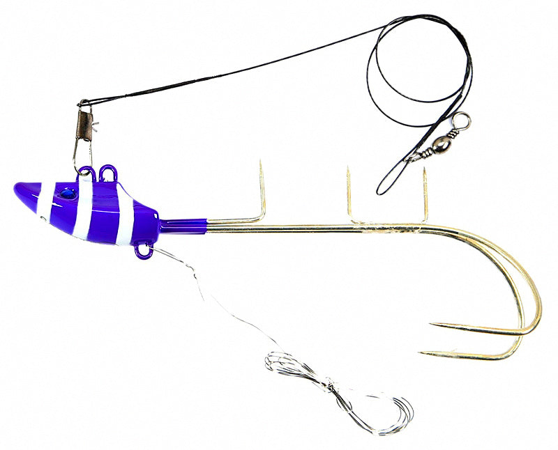 Slow Pitch Jig with Double Barbed Hooks, 7–150 g (0.25–5.3 oz) – product photo