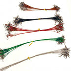Wire Leader with Swivel & Snap, 15–30 cm (6–12 in), 100 Pack – product photo