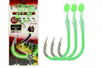 Glow Sabiki Rig, Pre-Tied Bait Hooks, Sizes 7-12 – product photo