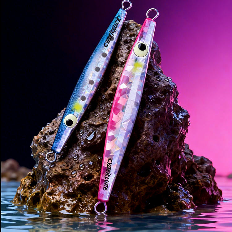 Metal Jig with Hooks, 60–100 g (2.1–3.5 oz), Flake Finish – product photo