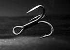 5X Strong Treble Hooks with Split Rings, Sizes 6 to 3/0 – product photo