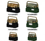 Camo Double-Layer Tackle Box with Rod Tubes & Cup Holder – product photo