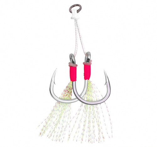 Pre-Tied Slow Pitch Jigging Assist Hooks, Barbed, 2/0–9/0 – product photo