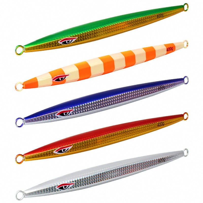 UV Glow Slow Pitch Metal Jig, 250–700 g (8.8–24.7 oz)