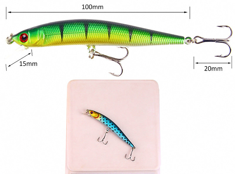 Floating Minnow Lure, 10 cm (3.9 in) 8 g (0.28 oz) – product photo
