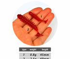 T-Tail Soft Grub Baits, 10 Pack, 4.5 cm (1.8 in) or 6 cm (2.4 in) – product photo