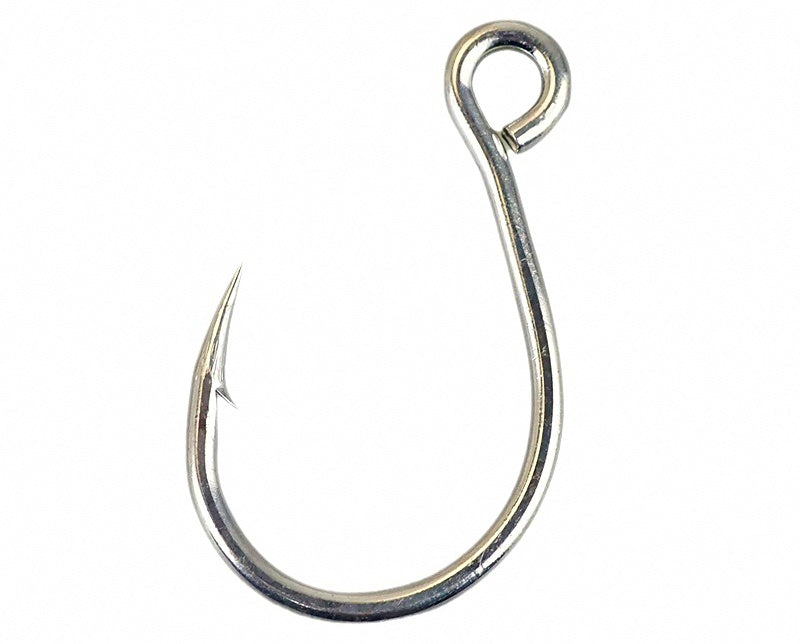 Slow Pitch Jigging Single Hooks, Barbed, 10-Pack, Sizes 8–10/0 – product photo