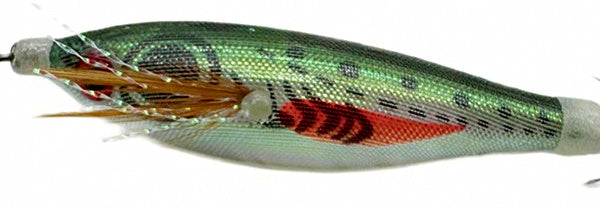 Glow Wing Wood Shrimp Squid Jig, 8 cm 6 g (0.2 oz) – product photo