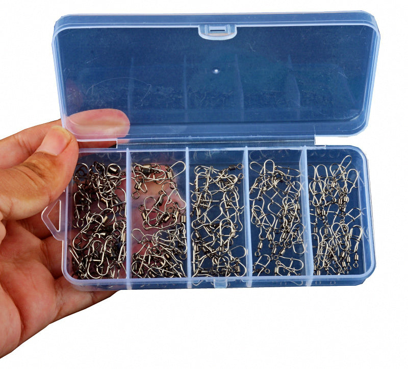 Stainless Steel Swivel & Snap Assortment Kit, 50–100 pc – product photo