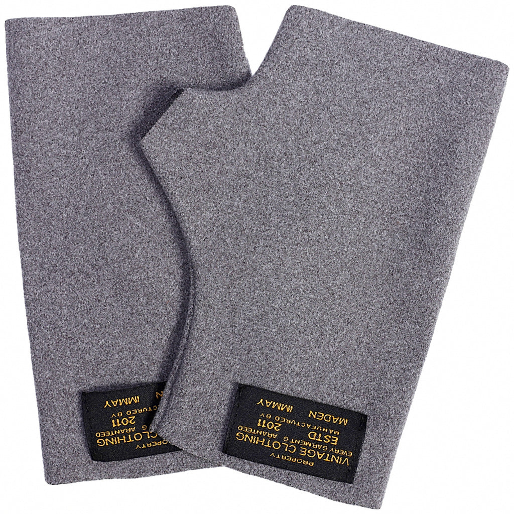 Fleece Half-Finger Fishing Gloves, Stretch, One Size