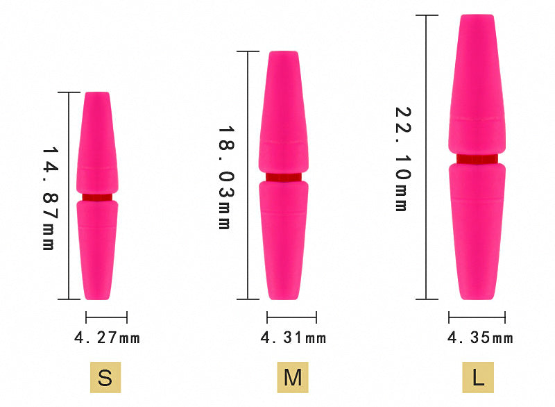 Silicone Line Stopper Bars for Rigs, Sizes S/M/L – product photo