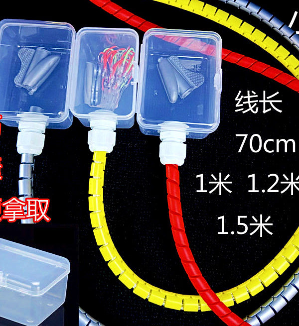 Pre-Tied Hook Storage Box with Line Tube, 70 cm–1.5 m – product photo