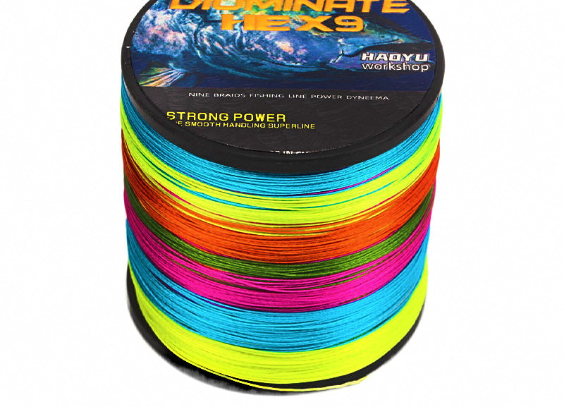 9-Strand Braided PE Line, 10 m Color Marks, 300–1000 m – product photo