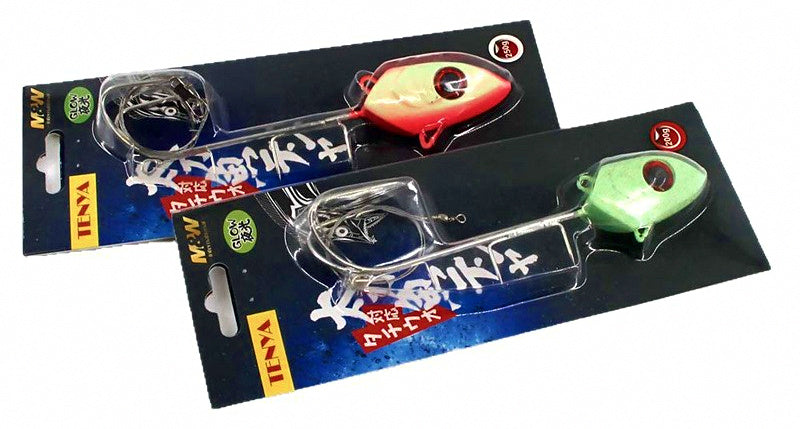 Glow Hairtail Jig w/ Assist Hooks, 100–350 g (3.5–12.3 oz) – product photo