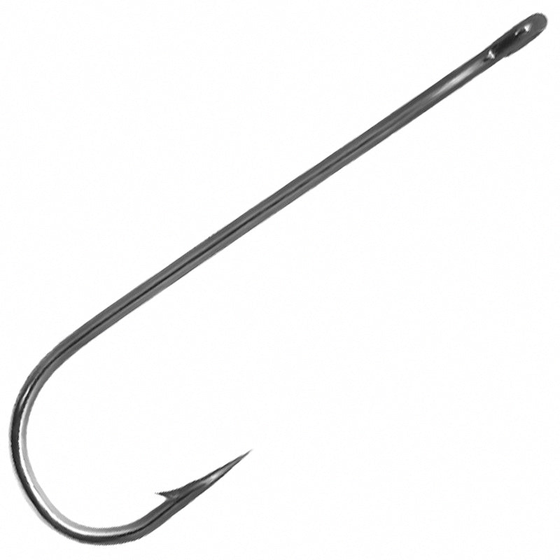 Long Shank Barbed Hooks, Bulk Pack, Size 16 to 6/0