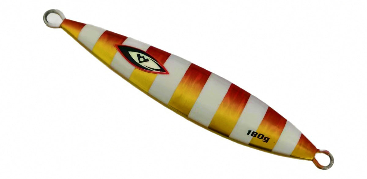 Slow Pitch Jig, 220 & 250 g (7.8 & 8.8 oz), Glow Stripe – product photo