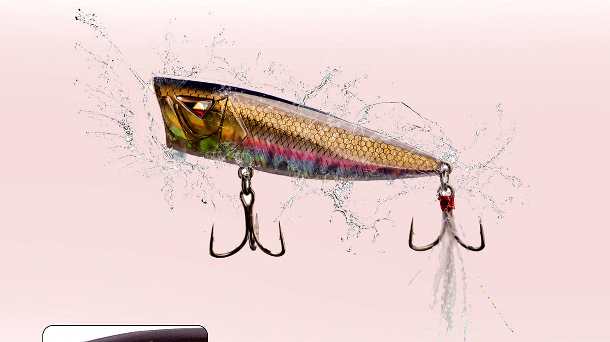 Floating Topwater Popper, 70 mm (2.8 in), 10.5 g (0.37 oz) – product photo