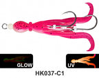 Octopus Squid Skirt Soft Lure with Hook, 9.5 cm (3.7 in), 5 g – product photo