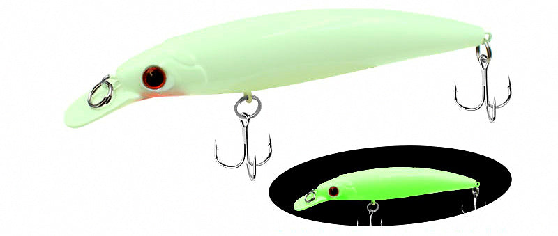 Minnow Hard Bait Lure, Glow & Color Options – product photo