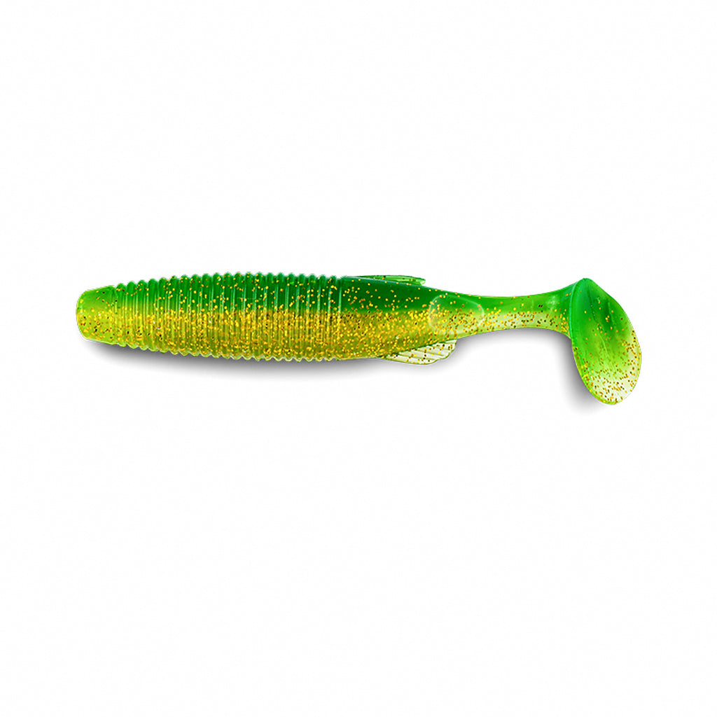 T-Tail & Curly Tail Soft Plastic Swimbait, 2.0–3.0 in