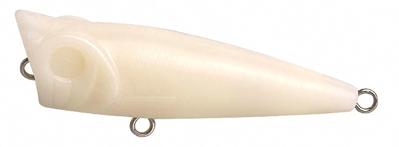 Unpainted Popper Blank, Surface Hard Bait for DIY Lure Painting – product photo