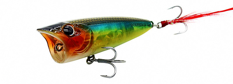 Topwater Popper Lure with Rattle Beads, 5 Colors – product photo
