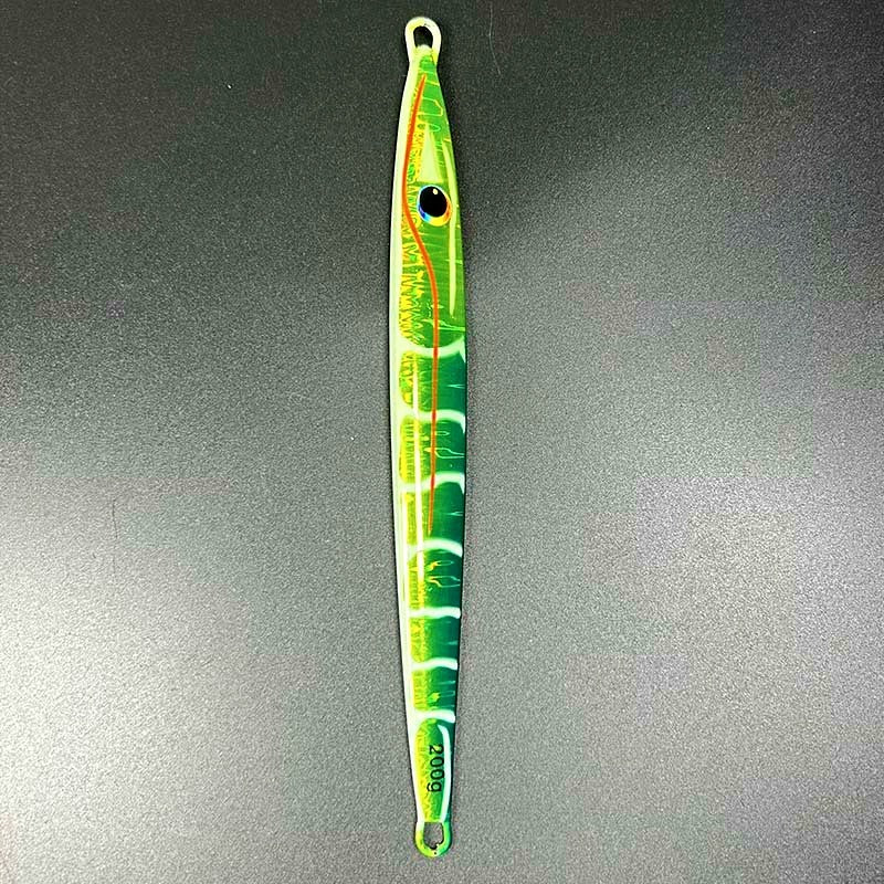 Lead Metal Jig with Squid Hook, 160 g (5.6 oz) & 200 g (7.1 oz) – product photo