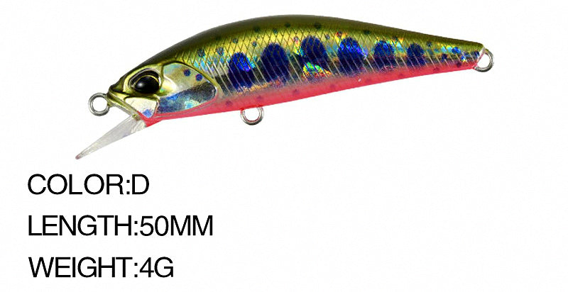 Sinking Minnow Lure, 50 mm (2 in), 4 g (0.14 oz) – product photo