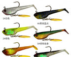 T-Tail Soft Swimbait with Rattle Plate, 6-Pack – product photo