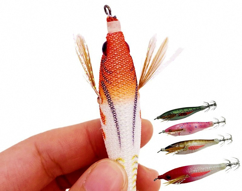 Cloth-Wrapped Shrimp Squid Jig, 8 cm (3.1 in) 6 g (0.2 oz) – product photo