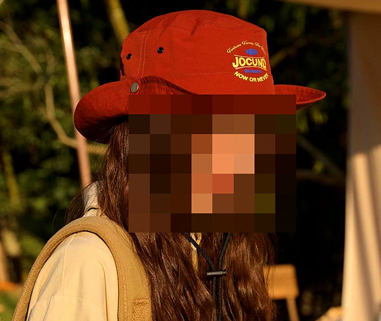 Adjustable Wide Brim Bucket Hat, 52–60 cm (20.5–23.6 in) – product photo