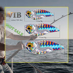 VIB Blade Bait, Lipless Vibration Lure, 8-20 g (0.3-0.7 oz) – product photo