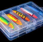 Jointed Propeller Tail Lure Set for Bass, Rotating Tail – product photo