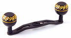 Baitcasting Reel Handle, Carbon Double Arm, Aluminum Knob – product photo