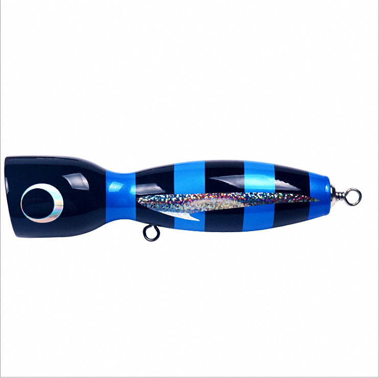 Wooden Floating Popper Topwater Lure, 120 g (4.2 oz) – product photo