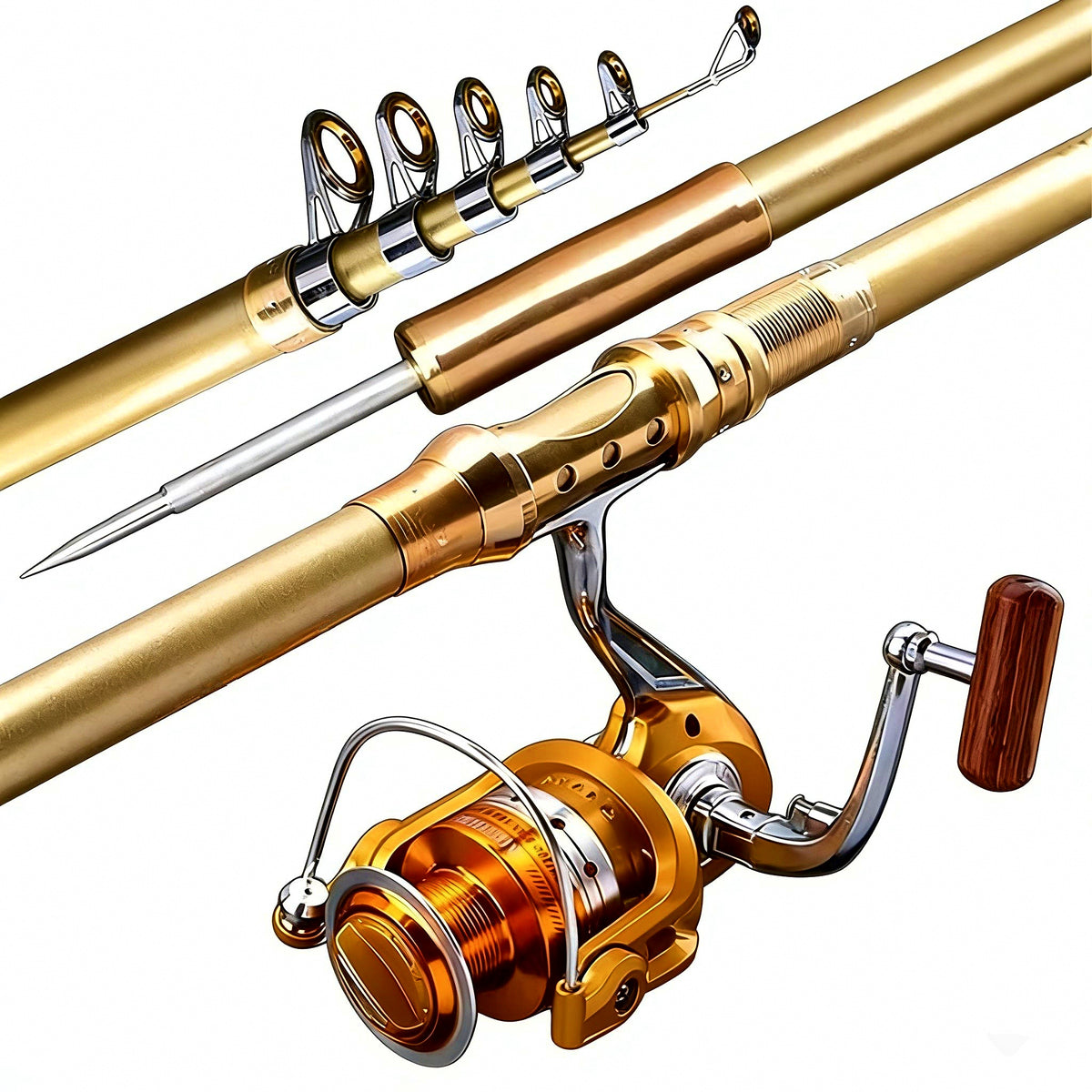 Surf Casting Rod and Reel Combo, 2.1–4.5 m (6.9–14.8 ft)