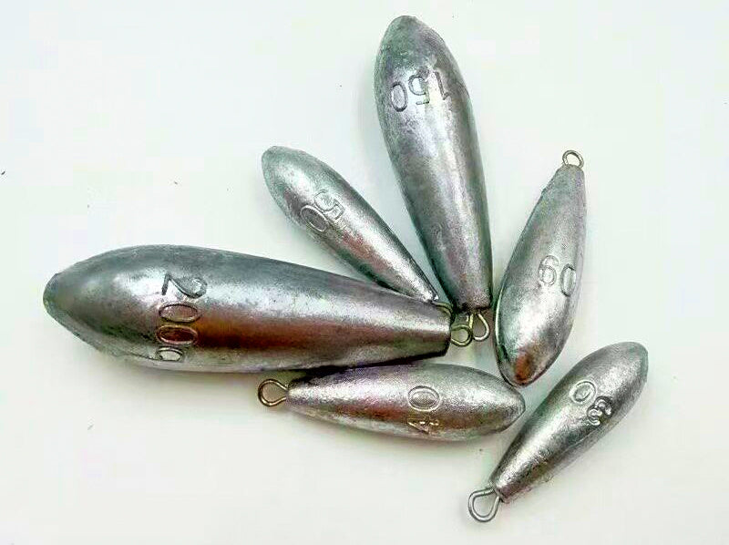 Teardrop Lead Sinker with Ring, 0.12–0.88 oz (3.5–25 g) – product photo