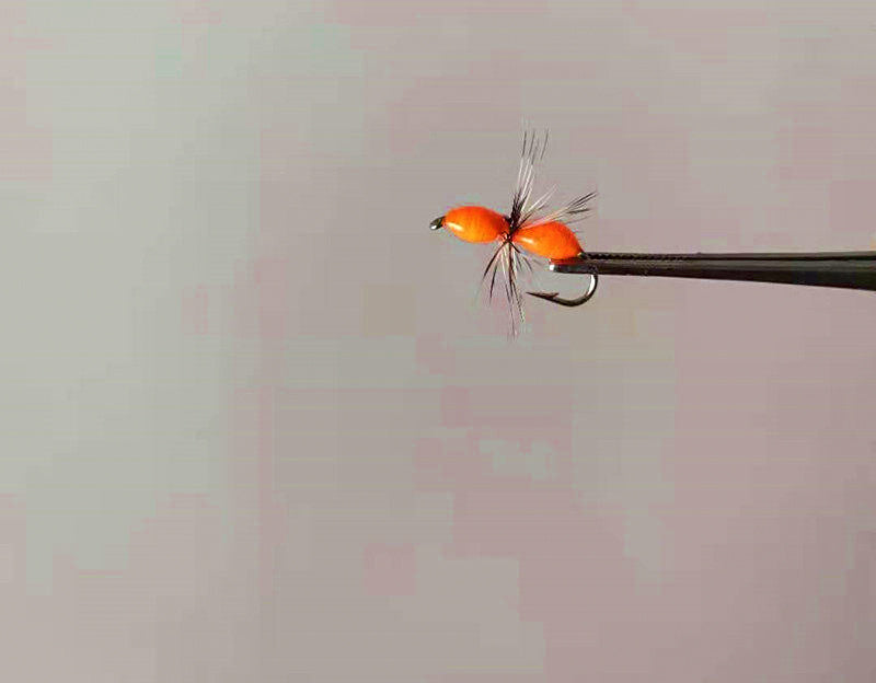 Fluorescent Orange Ant Fly, Hook Sizes 12–20, 5 or 10 Pack – product photo