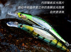 Slow-Sinking Minnow Hard Bait, 75–90 mm (3–3.5 in) – product photo