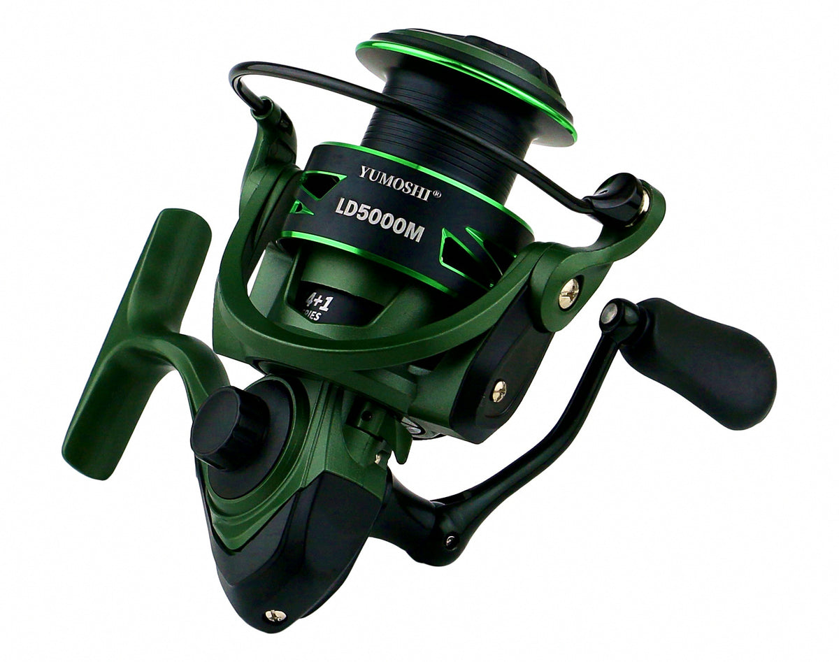 Metal Spinning Reel, Metal Handle, Sizes 2000-7000 – product photo