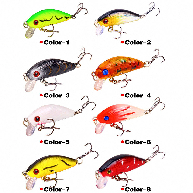 Floating Minnow Lure with Rattle, 4.2 g (0.15 oz)