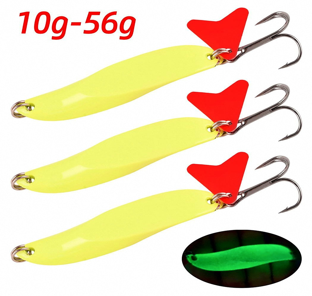 Glow Casting Spoon, Slant Cut, 10–56 g (0.35–2 oz) – product photo